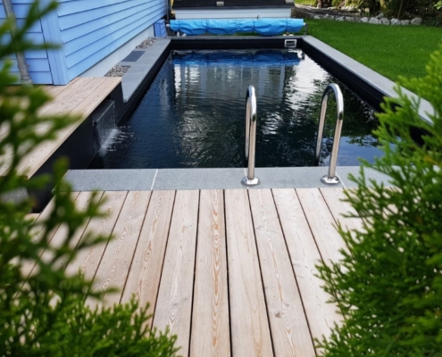 Biopool schwarze Folie