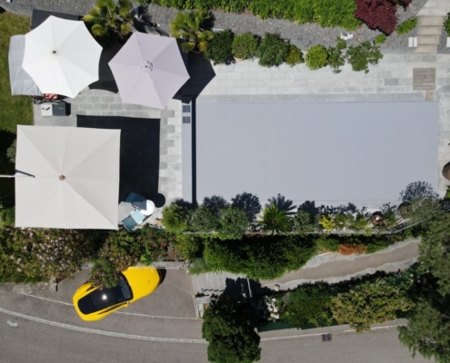 ALPS Poolabdeckung Riggisberg BLACK-LINER Poolabdeckung Flamatt