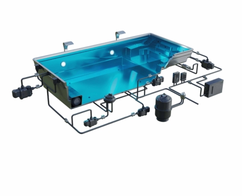 Technischer Aufbau Ampron Fertigkeramikbecken